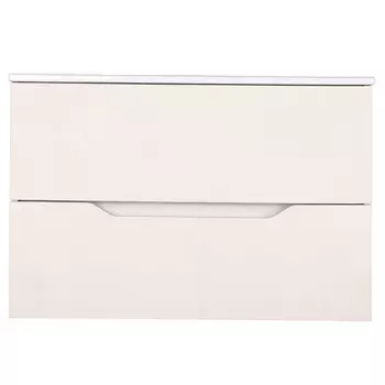 Тумба с раковиной Orange Line Li-80Tua+Ra айвори матовый