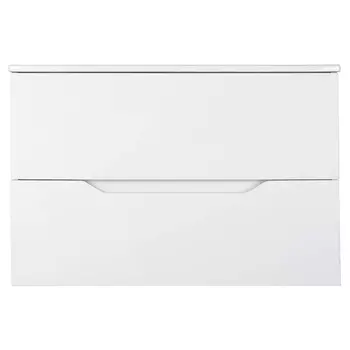 Тумба с раковиной Orange Line Li-80Tuw+Ra белый матовый