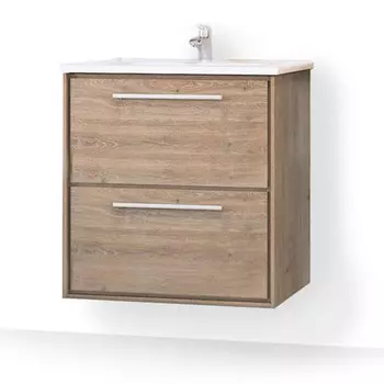 Тумба с раковиной Raval Frame 60 дуб трюфель