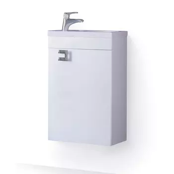 Тумба с раковиной Raval Kub 40 белая