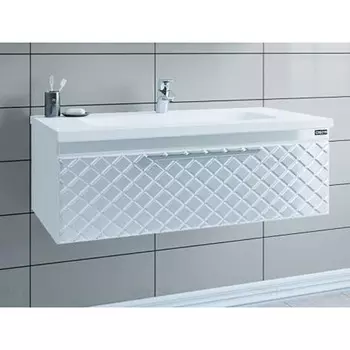 Тумба с раковиной СанТа Калипсо 100 подвесная