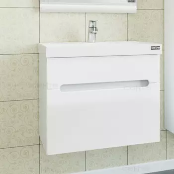 Тумба с раковиной СанТа Лондон 60 2 ящика