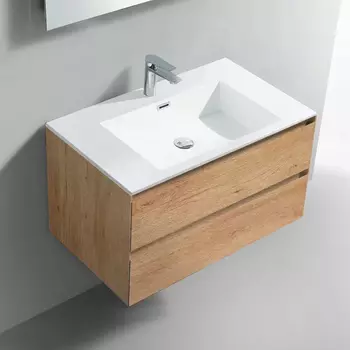 Тумба с раковиной Vincea Luka 80 Y.Oak