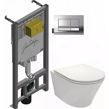 Унитаз c инсталляцией Jacob Delafon Rodin+ E21749RU-00