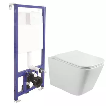 Унитаз Esbano Gartez с инсталляцией Berges Novum