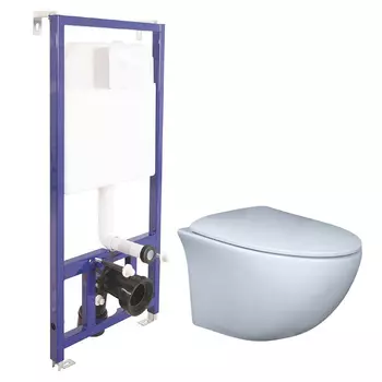 Унитаз Gid 61110Y с инсталляцией Berges Novum