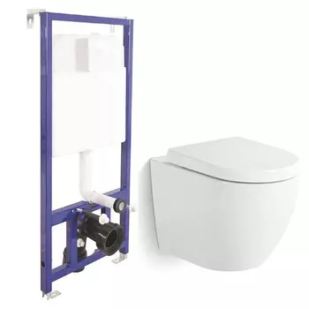 Унитаз Grossman GR-4411 с инсталляцией Berges Novum