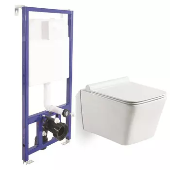 Унитаз Grossman GR-4441S с инсталляцией Berges Novum