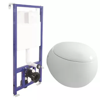 Унитаз Grossman GR-4442 с инсталляцией Berges Novum