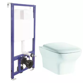 Унитаз Grossman GR-P3012 с инсталляцией Berges Novum