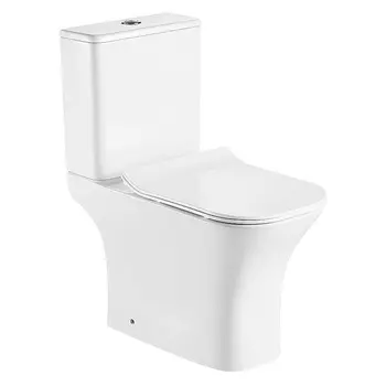 Унитаз компакт Azario Fretta Square AZ-5121 с сиденьем микролифт