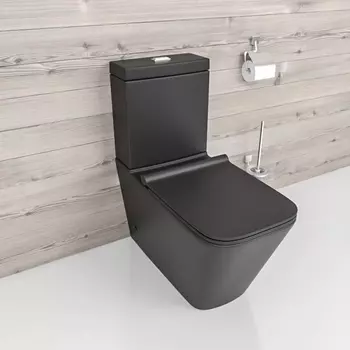 Унитаз компакт Gid Tr2170BM черный матовый