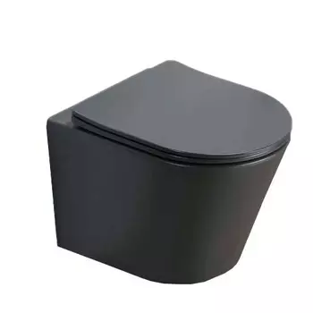 Подвесной унитаз Comforty 105MDH графит матовый