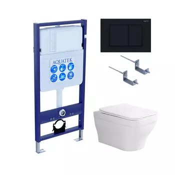 Унитаз с инсталляцией Акватек Амадео Set 012 4в1