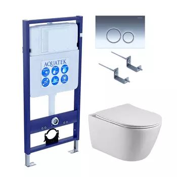 Унитаз с инсталляцией Акватек Бетта Set KDI18