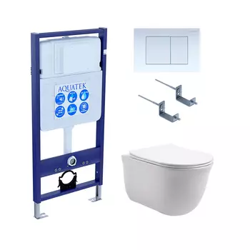 Унитаз с инсталляцией Акватек Классик Set 009 4в1