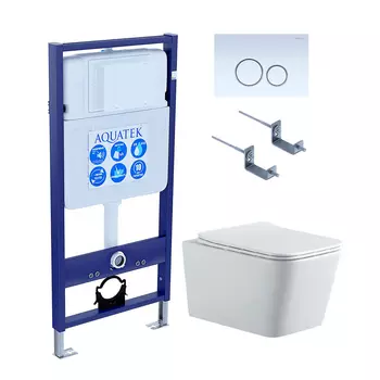 Унитаз с инсталляцией Акватек Либра New Set N KDI15