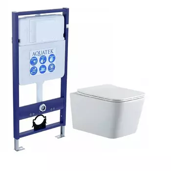 Унитаз с инсталляцией Акватек Либра New Set N cm