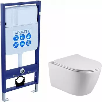 Унитаз с инсталляцией Акватек Set AQUATEK БЕТТА