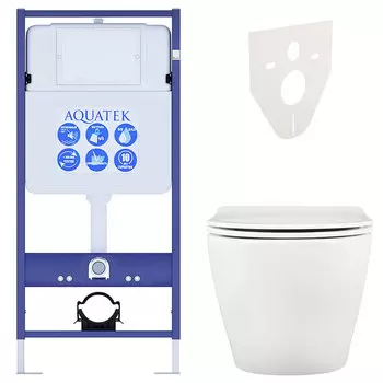 Унитаз с инсталляцией Акватек Set AQUATEK ЕВРОПА-KKI2