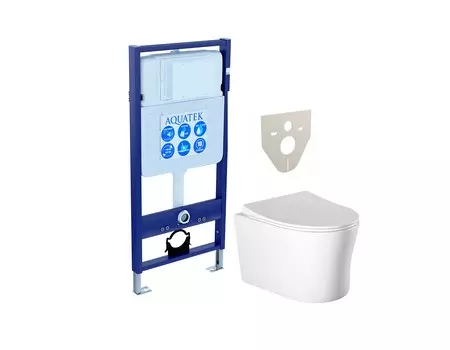 Унитаз с инсталляцией Акватек SET AQUATEK Ника