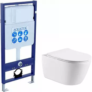 Унитаз с инсталляцией Акватек Set AQUATEK ОБЕРОН