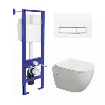 Унитаз с инсталляцией Berges Аtom Line 042446