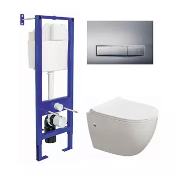 Унитаз с инсталляцией Berges Аtom Line 042447