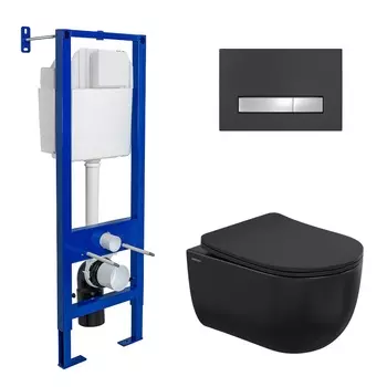 Унитаз с инсталляцией Berges Аtom Line 043325