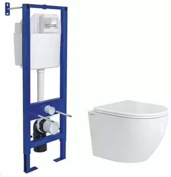 Унитаз с инсталляцией Berges Atom Line 043392