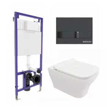 Унитаз с инсталляцией Berges Novum 042454