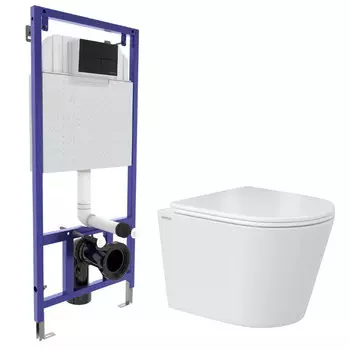 Унитаз с инсталляцией Berges Novum 043372