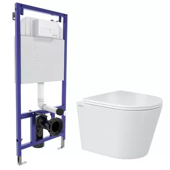 Унитаз с инсталляцией Berges Novum 043373