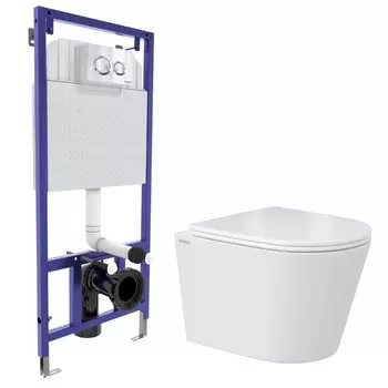 Унитаз с инсталляцией Berges Novum 043377