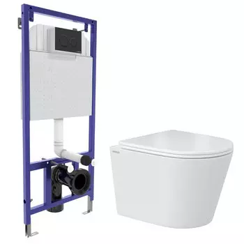 Унитаз с инсталляцией Berges Novum 043378