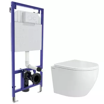 Унитаз с инсталляцией Berges Novum 043391