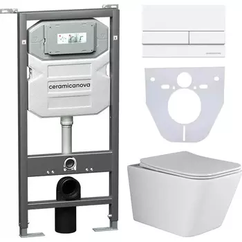 Унитаз с инсталляцией Ceramicanova Metric CN3007_1002W_1000