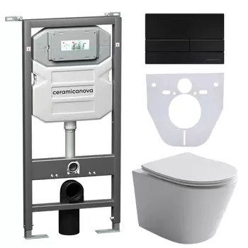 Унитаз с инсталляцией Ceramicanova Balearica CN6000_1002B_1000