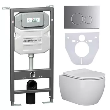 Унитаз с инсталляцией Ceramicanova Play CN3001_1001M_1000