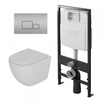 Унитаз с инсталляцией D&amp;K Matrix DS1391604