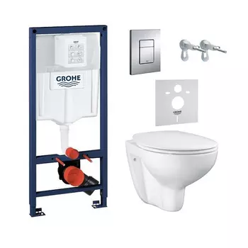 Унитаз с инсталляцией Grohe Solido Compact 39586000