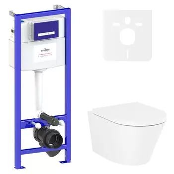 Унитаз с инсталляцией Lavinia Boho Biore 75110139