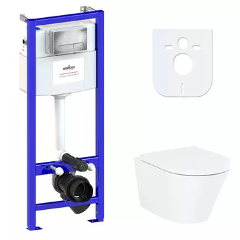 Унитаз с инсталляцией Lavinia Boho Biore 77040086