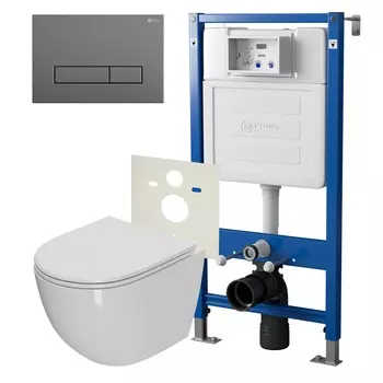 Унитаз с инсталляцией Point Афина PN48056GM