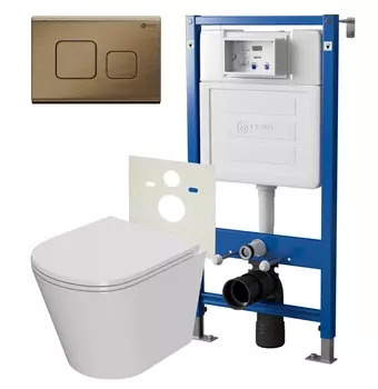 Унитаз с инсталляцией Point Виктория PN48078BB