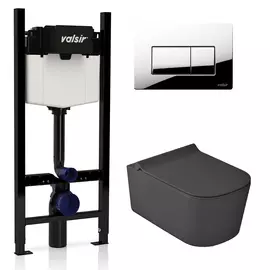 Унитаз с инсталляцией Valsir Winner S KIT VSCR 5486NEMT Slim P1