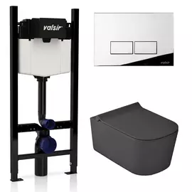 Унитаз с инсталляцией Valsir Winner S KIT VSCR 5486NEMT Slim P3