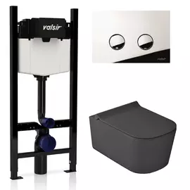 Унитаз с инсталляцией Valsir Winner S KIT VSCR 5486NEMT Slim P4
