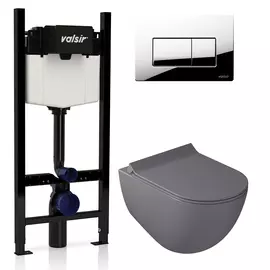 Унитаз с инсталляцией Valsir Winner S KIT VSCR 7317GM Slim P1