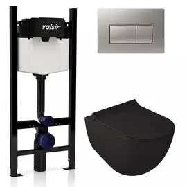 Унитаз с инсталляцией Valsir Winner S KIT VSCrM 7317NEMT Slim P1